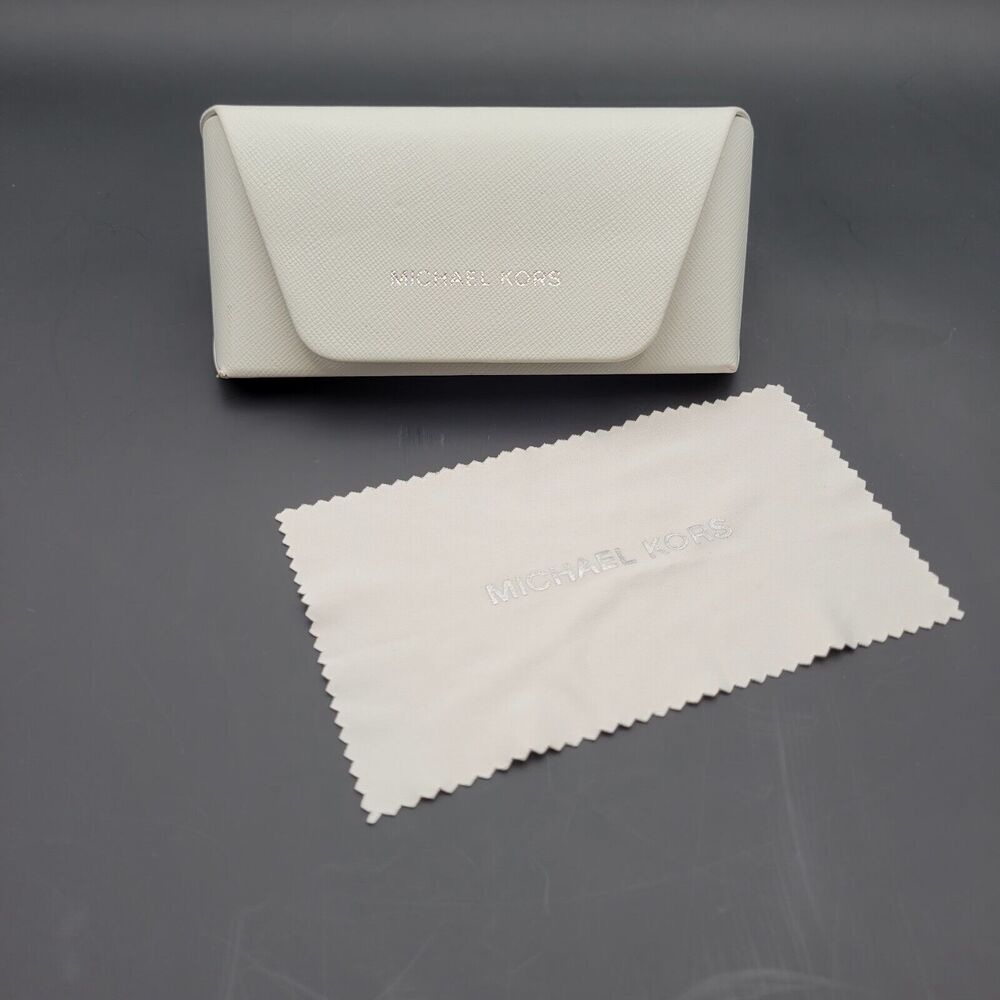 Michael Kors Case Only Faux Leather Textured White Case